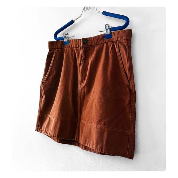 β
NWT Everlane Canvas Stamp Skirt - Brick Brown β
- Picture 7 of 17